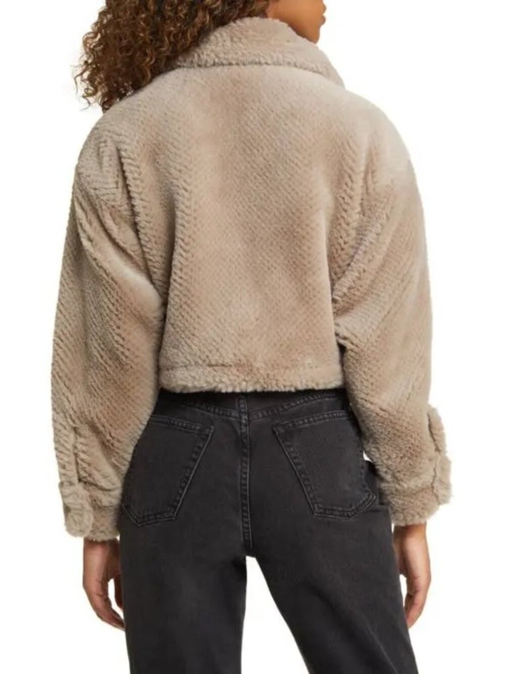 BLANKNYC cropped faux fur jacket, size XS, brand new with tags. - Picture 3 of 8